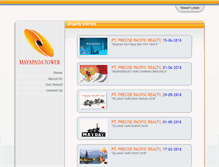 Tablet Screenshot of mayapadatower.com